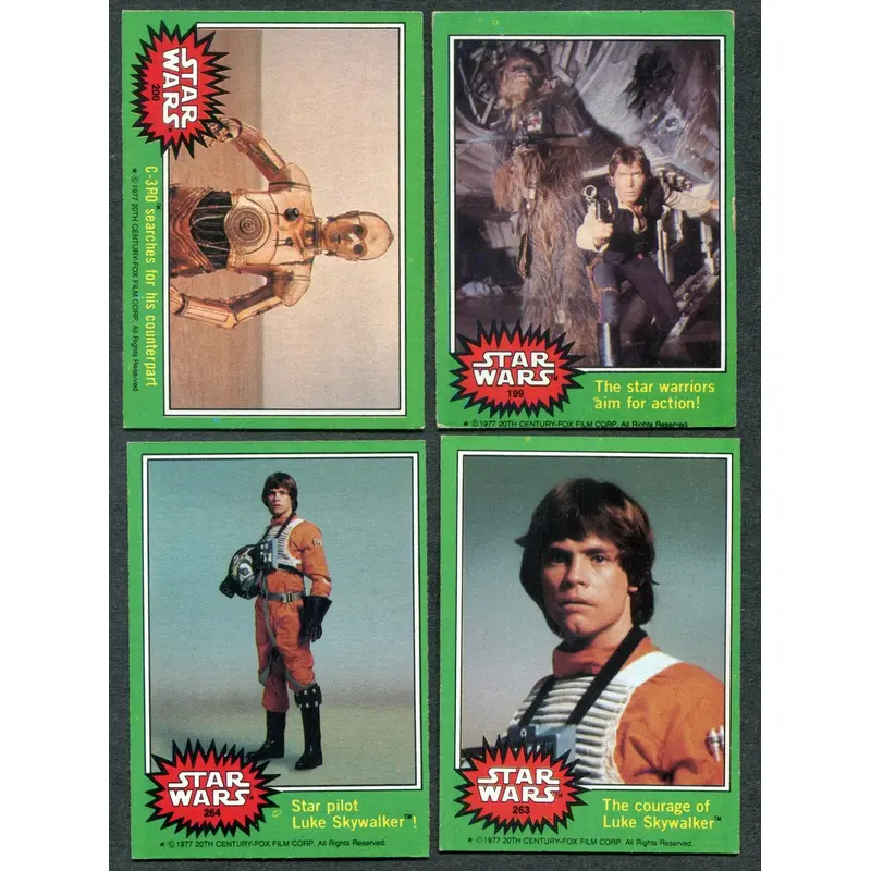 1978 Topps Star Wars Complete Series 4 Set (66) EX/MT