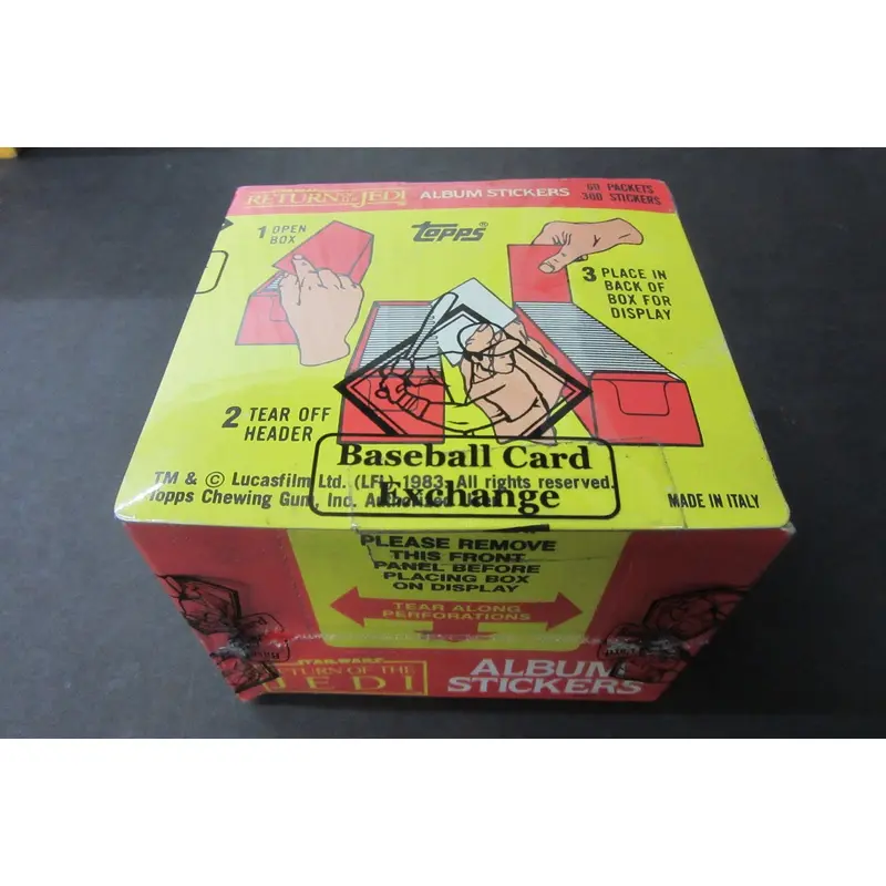 1983 Topps Return Of The Jedi Unopened Album Stickers Box (BBCE)
