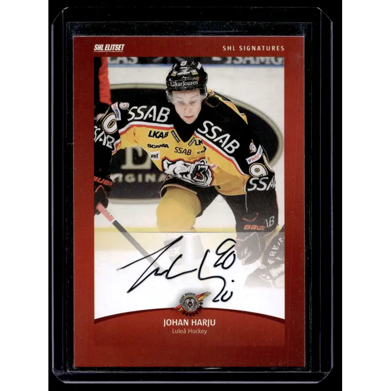2011-12 SHL Signatures - Johan Harju