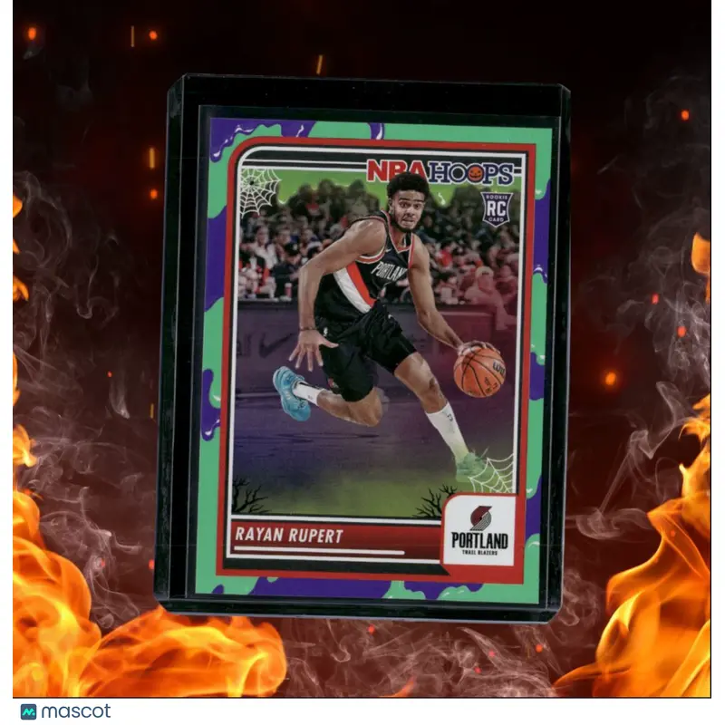 2023-24 Panini Haunted Hoops Rayan Rupert Slime Rookie #155