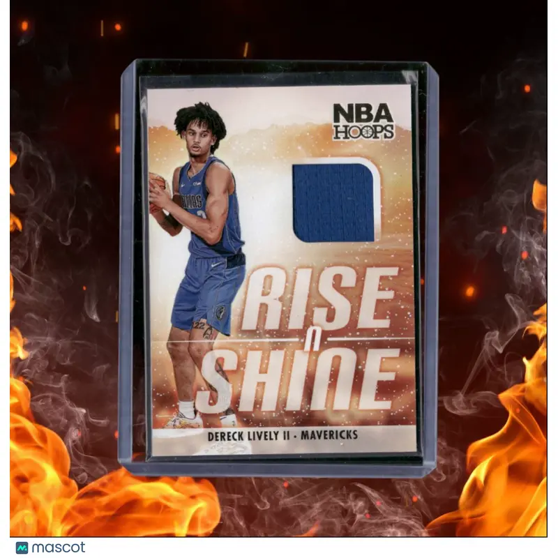 2023-24 Panini Hoops Dereck Lively II Rise N Shine Jersey Rookie #RS-DLI