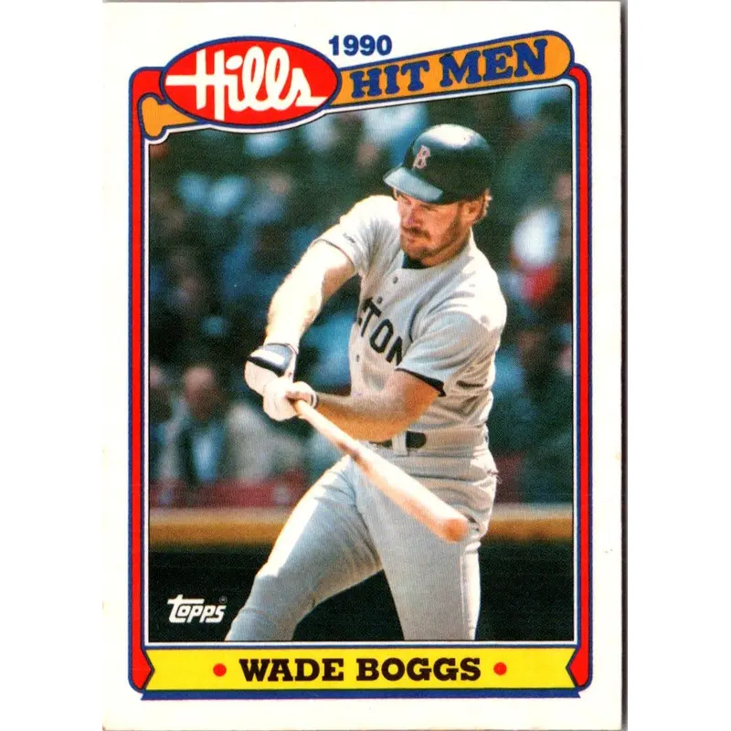 1990 Topps Hills Hit Men Wade Boggs #19