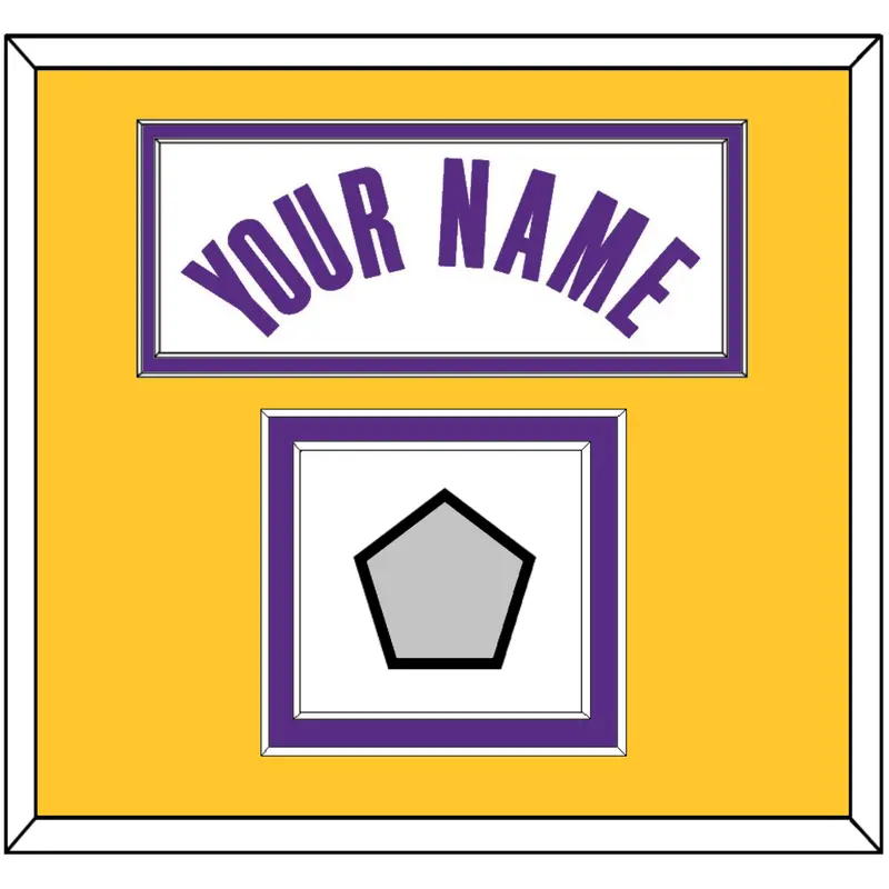 Los Angeles Name & Finals Patch - White Association - Double Mat 3