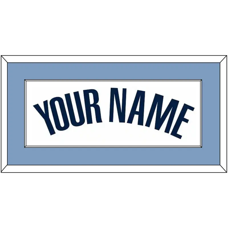 Memphis Name - Home White (2004-2010) - Single Mat 2