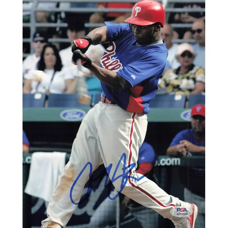 Michael Bourn signed 8x10 photo PSA/DNA Phillies Autographed