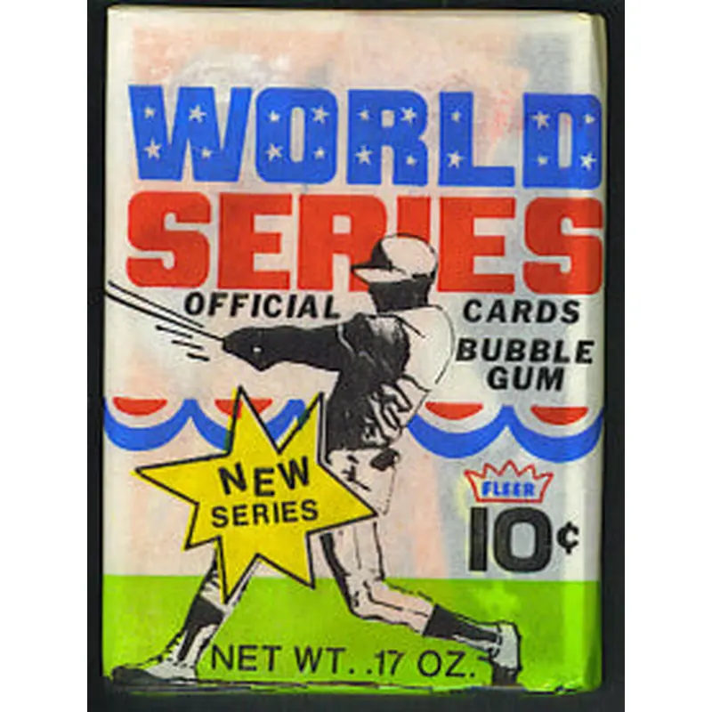 1971 Fleer World Series Baseball Unopened Wax Pack