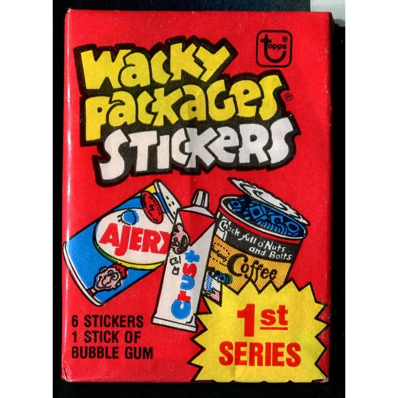 1979 Topps Wacky Packages Unopened Series 1 Wax Pack