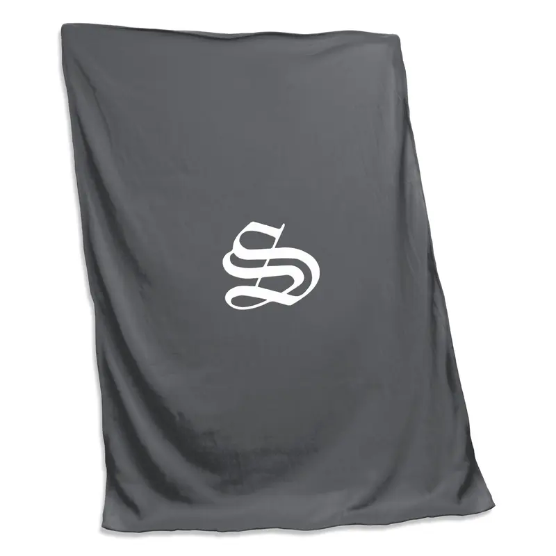 Snead State Community College Charcoal Sweatshirt Blanket (Screened)