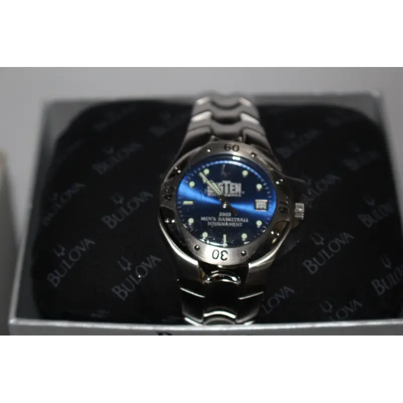 2003 Indiana University Big Ten Tournament Bulova Watch