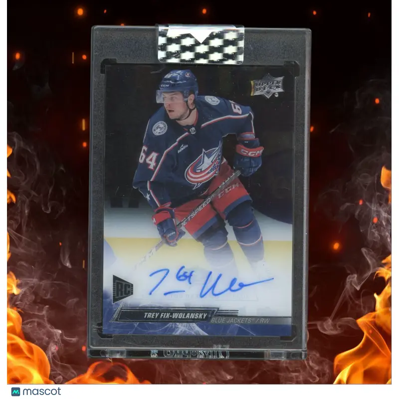 2022-23 Upper Deck Clear Cut Trey Fix-Wolansky Rookie Auto