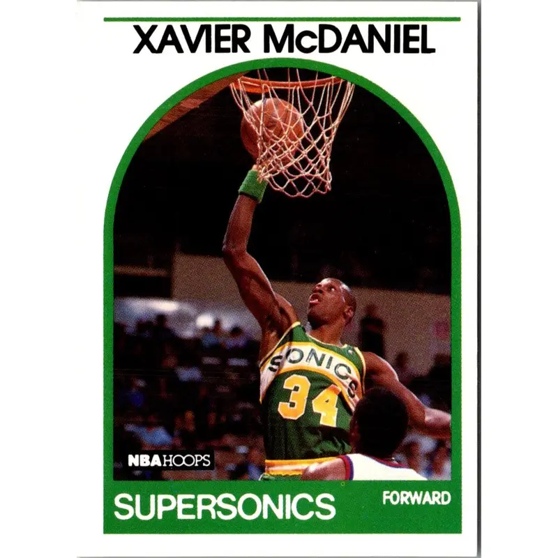 1989 Hoops Xavier McDaniel #70