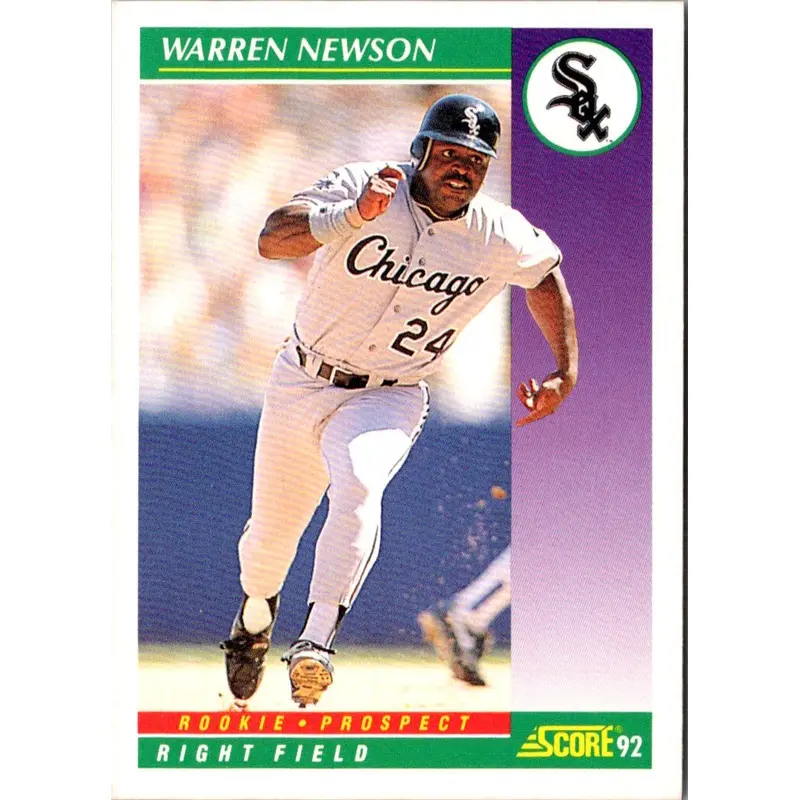 1992 Score Warren Newson #398 Rookie