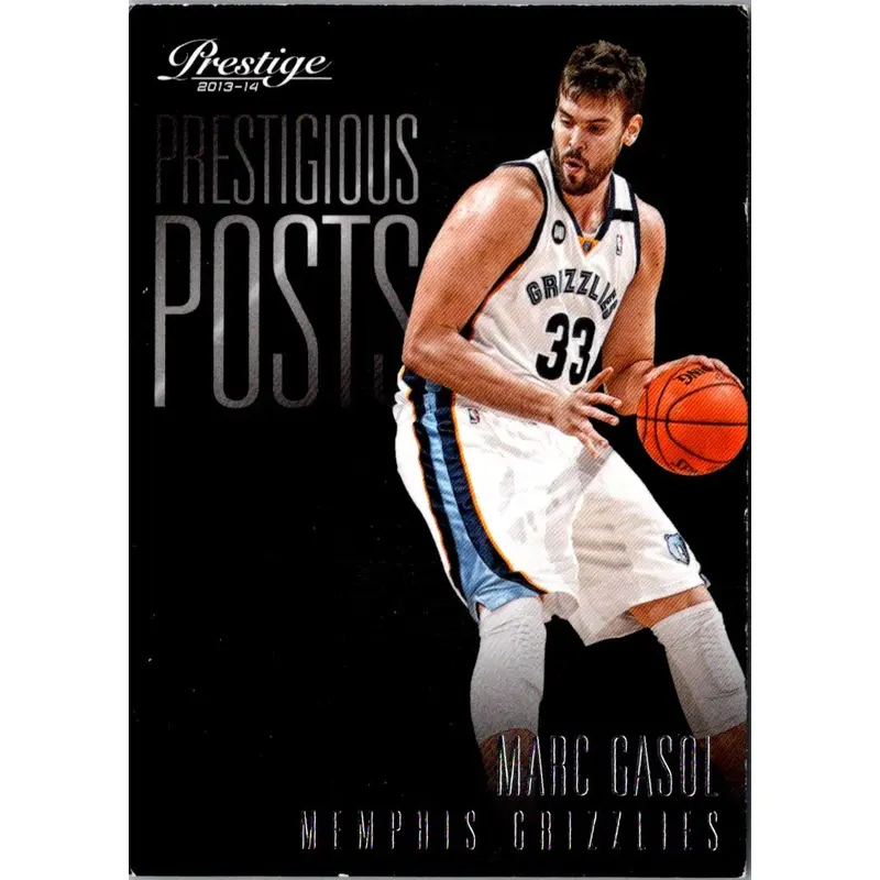 2013 Panini Prestige Prestigious Posts Marc Gasol #6