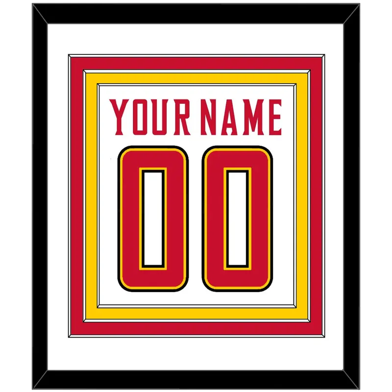 Maryland Basketball Name & Number - Home White (2013-2015) - Triple Mat 1