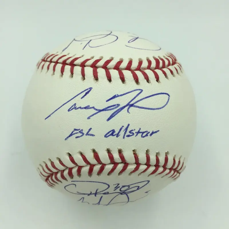 2007 Futures All Star Game Team Signed Game Used Baseball MLB Authenticated