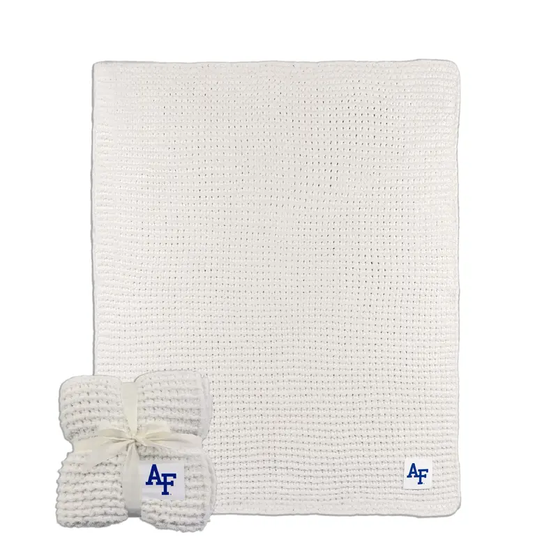 Air Force Academy Cable Knit Throw 50x60