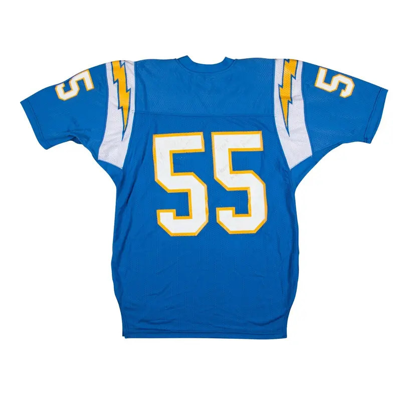 Junior Seau Signed San Diego Chargers Game Model Jersey Beckett COA