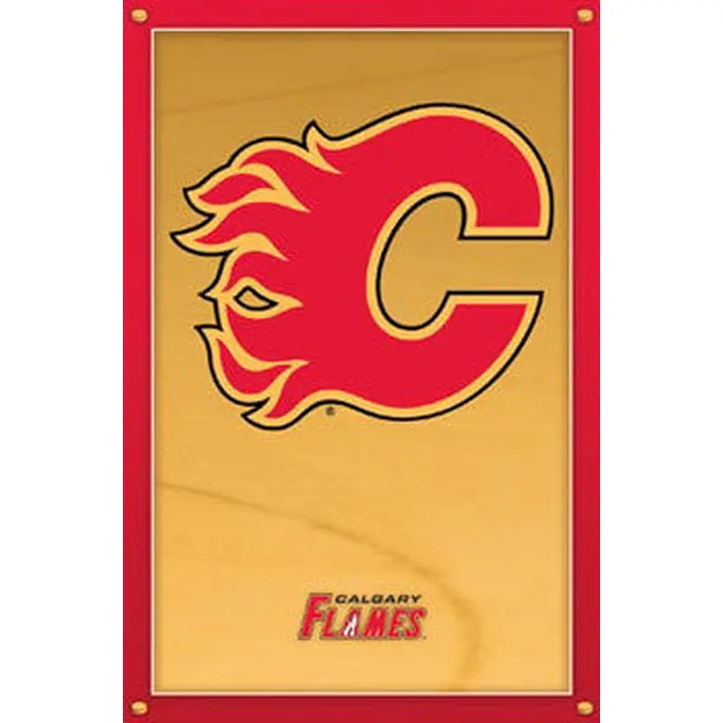 Calgary Flames Official Logo Poster - Costacos 2008