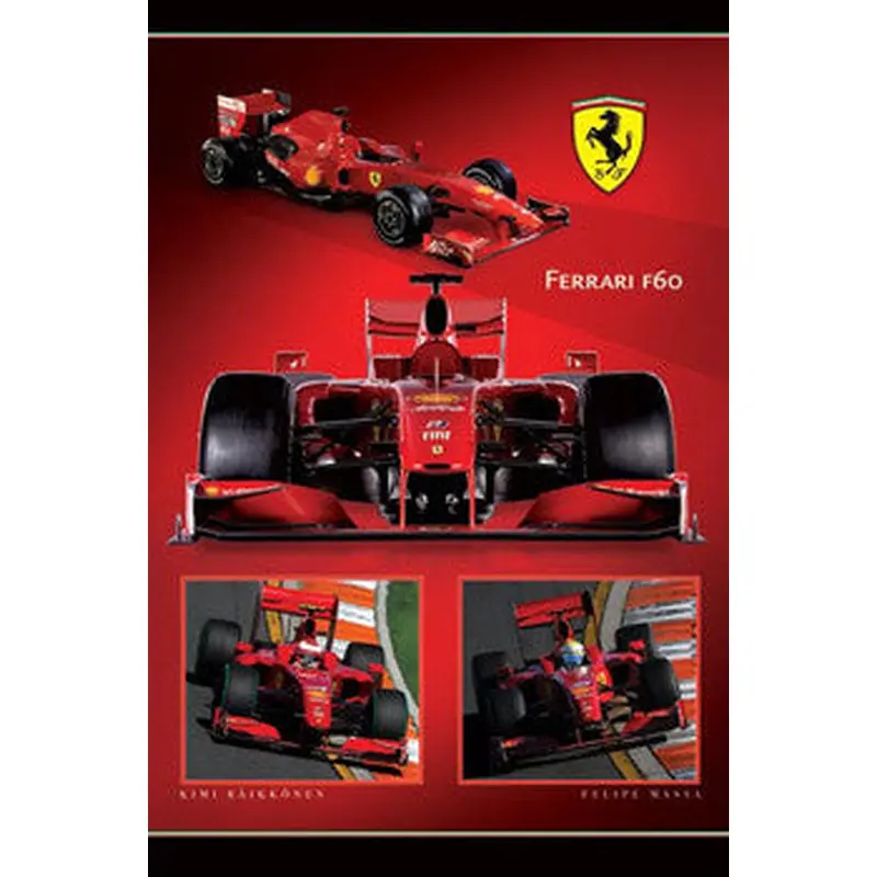 Ferrari F60 Formula One 2009 Official Poster - Pyramid International
