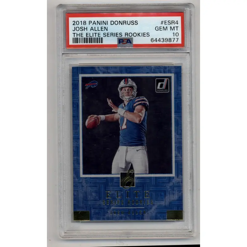 Josh Allen 2018 Donruss The Elite Series Rookies PSA 10 Gem Mint 9877