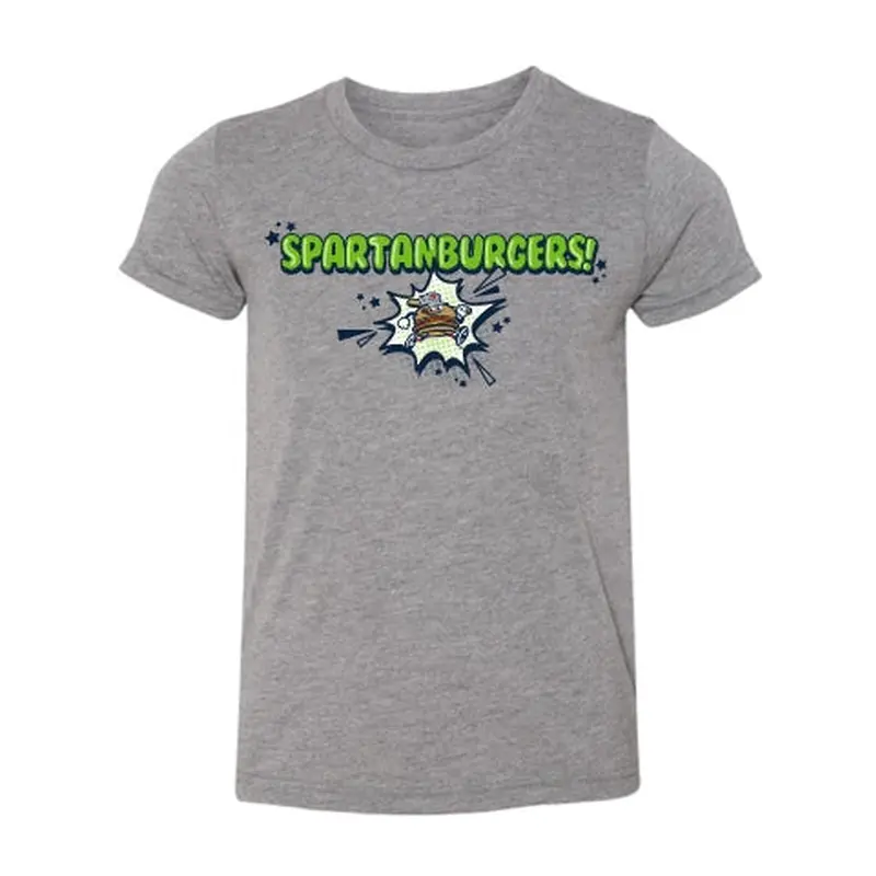 Youth Grey Chip Comic Burst Tee