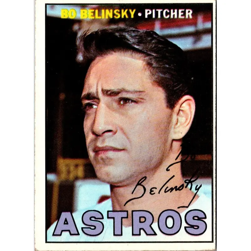 1967 Topps Bo Belinsky #447B VG-EX+