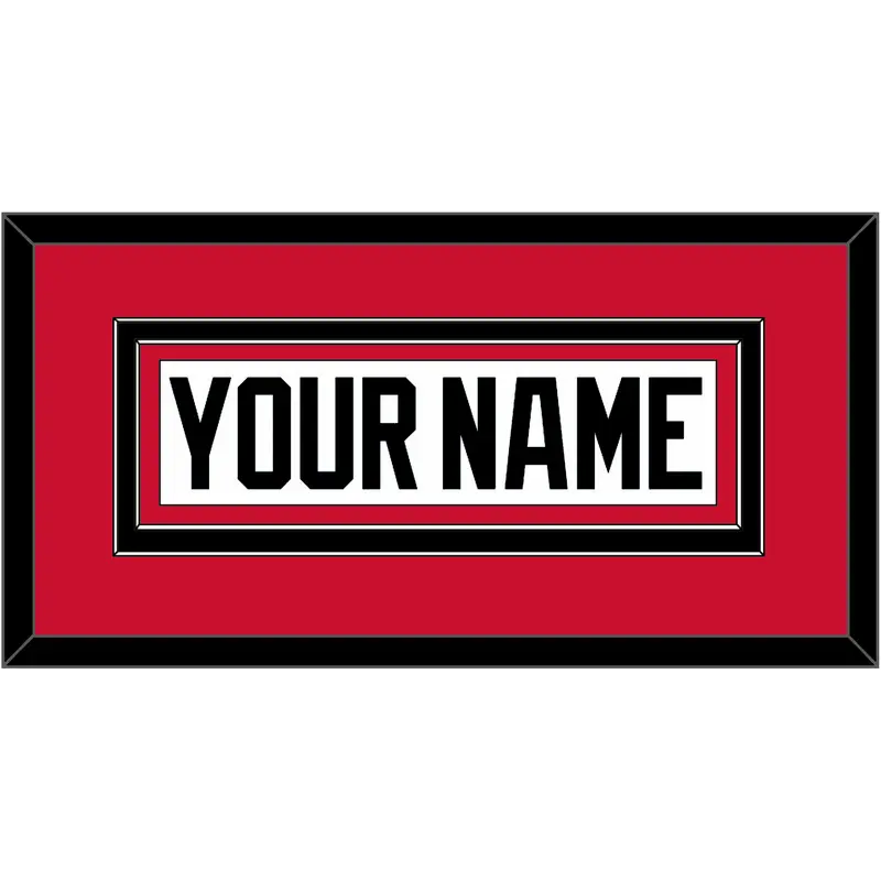 Chicago Nameplate - Road White (2007-2017) - Double Mat 3