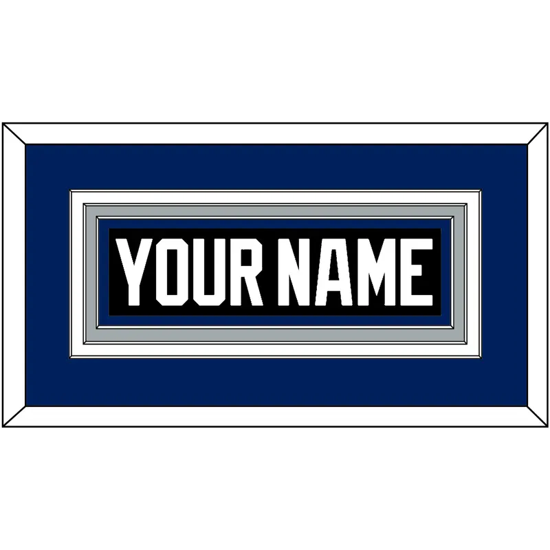 Tampa Bay Nameplate - Road Black (2001-2007) - Triple Mat 3