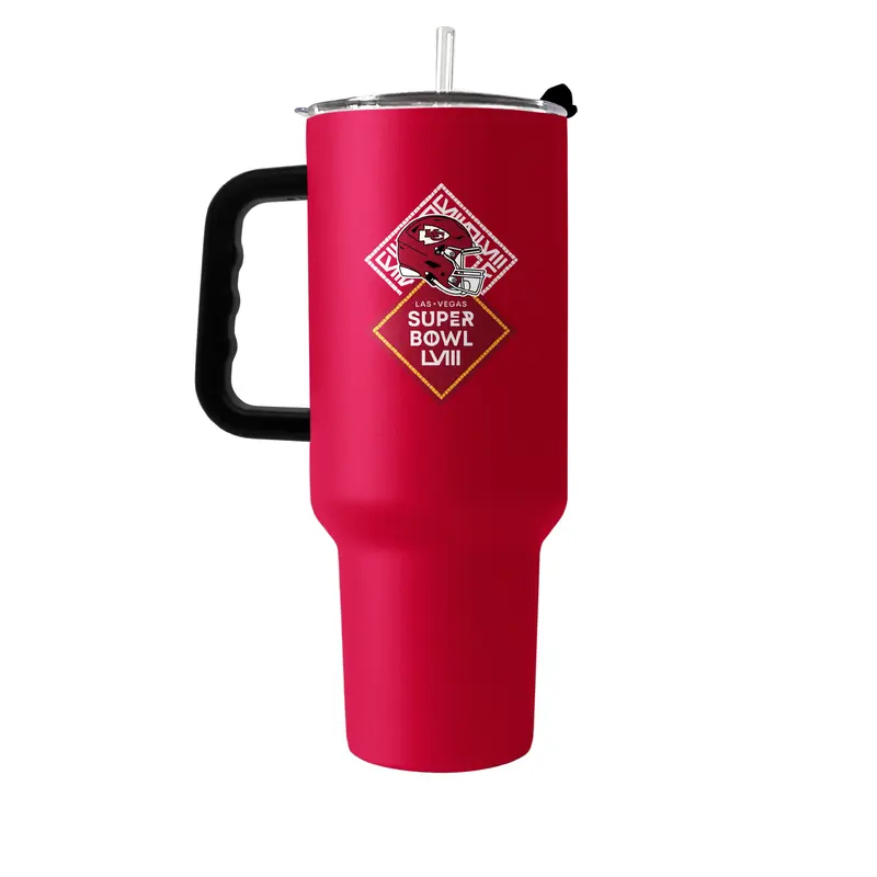 Kansas City Chiefs 40oz SB 58 Bound Powder Coat Tumbler