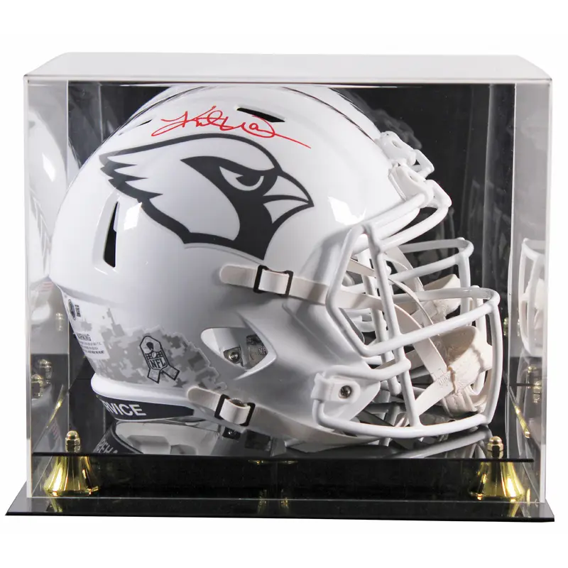 Cardinals Kurt Warner Signed STS III Full Size Speed Rep Helmet W/ Case BAS Wit