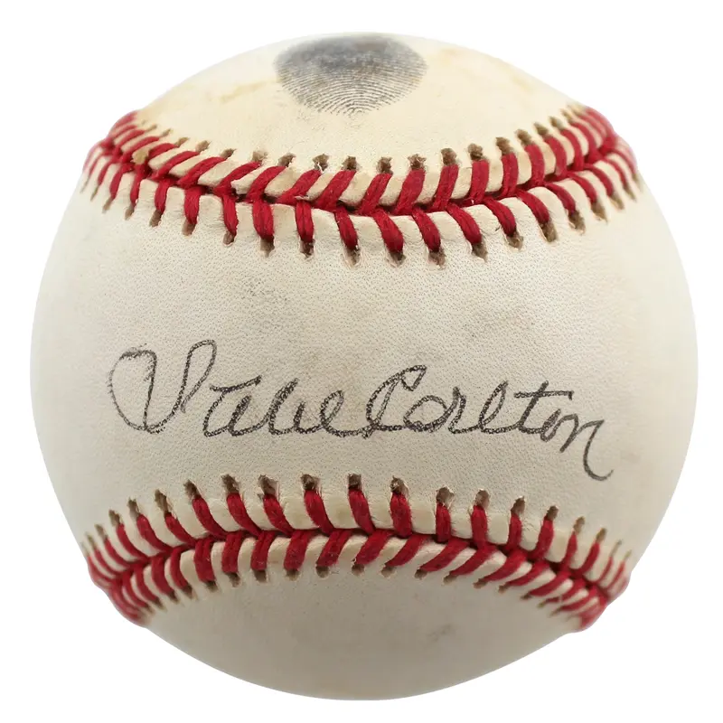 Phillies Steve Carlton Authentic Signed Thumbprint Onl Baseball BAS #BD23244