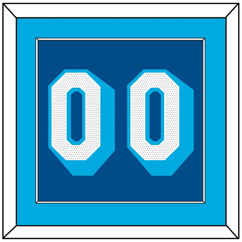 Los Angeles Number - Blue City (2020-2021) - Single Mat 2