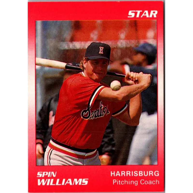 1990 Star Harrisburg Senators Spin Williams #24