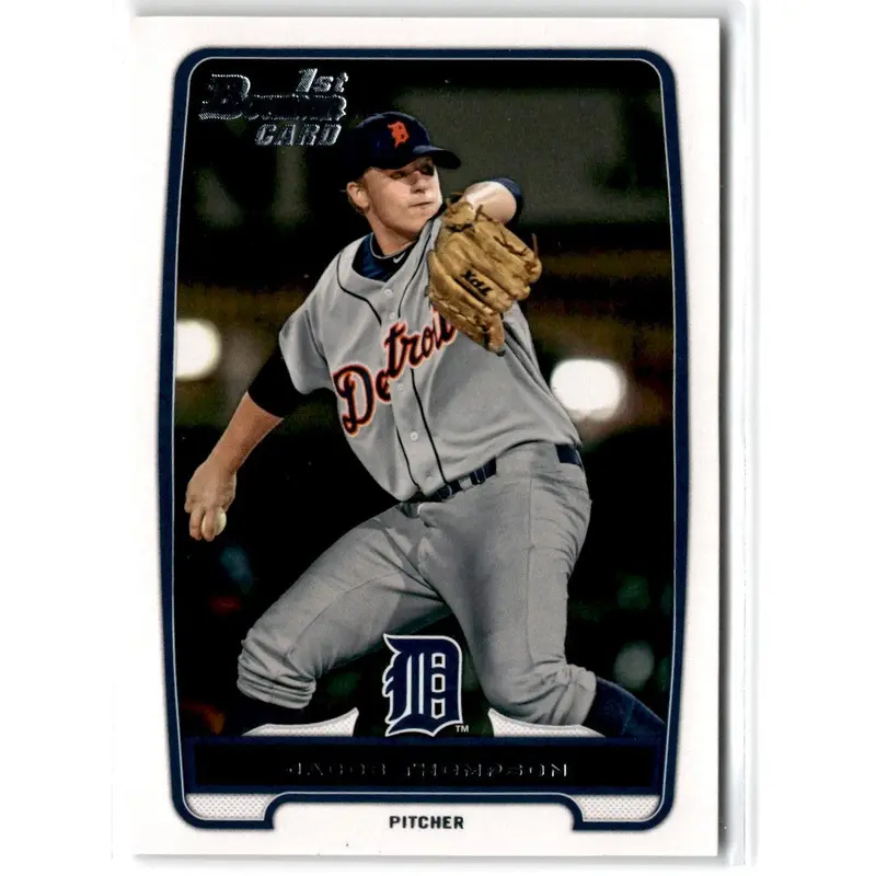 2012 Bowman Draft Picks & Prospects Jacob Thompson #BDPP38