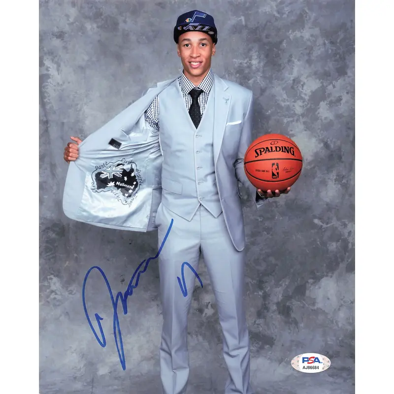 Dante Exum signed 8x10 photo PSA/DNA Utah Jazz Autographed