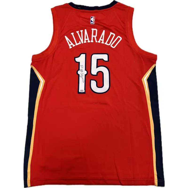 Jose Alvarado Signed Jersey PSA/DNA New Orleans Pelicans Autographed
