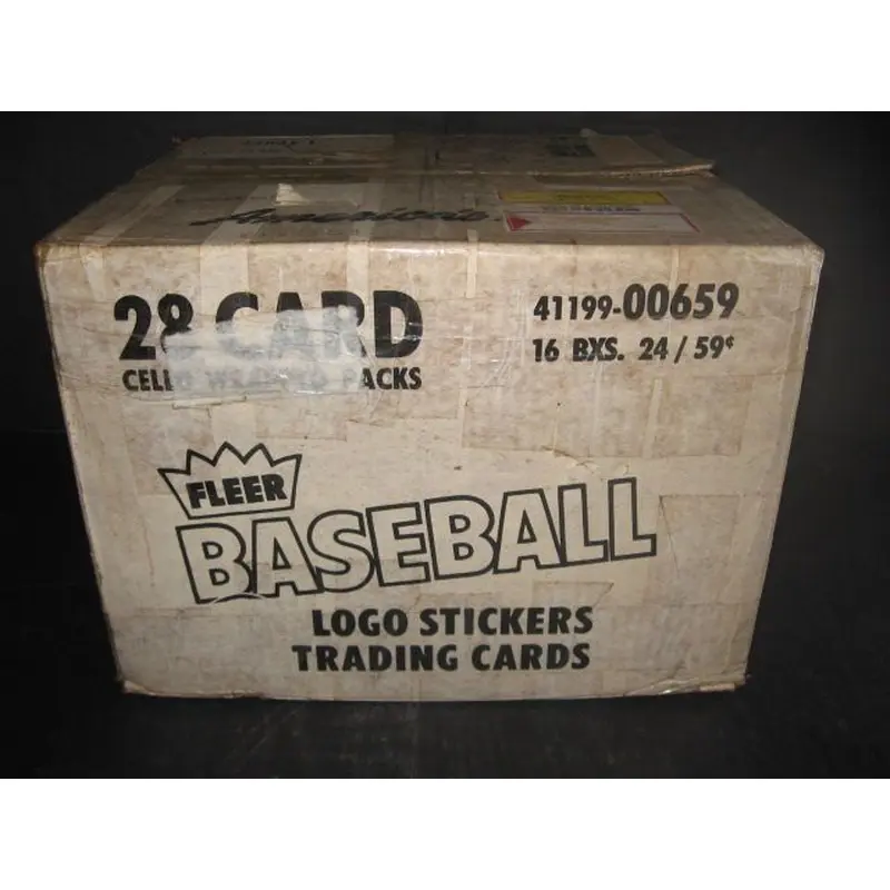 1985 Fleer Baseball Cello Case (16 Box) (Authenticate)