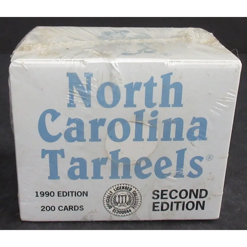 1990 Collegiate North Carolina Tarheels Basketball Second Edition Factory Set (200)