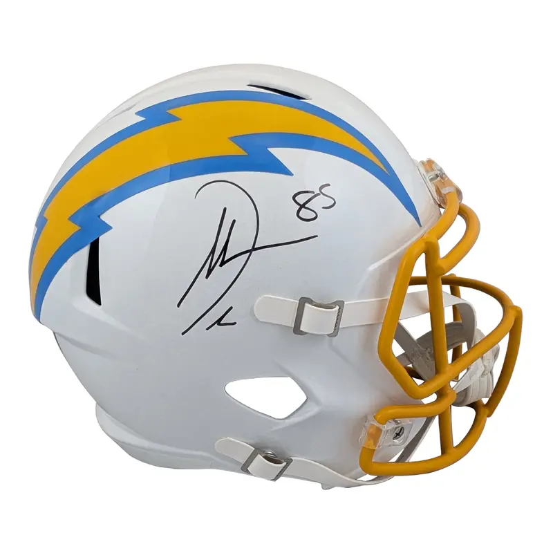 Chargers Antonio Gates Authentic Signed Full Size Speed Rep Helmet BAS Witnessed