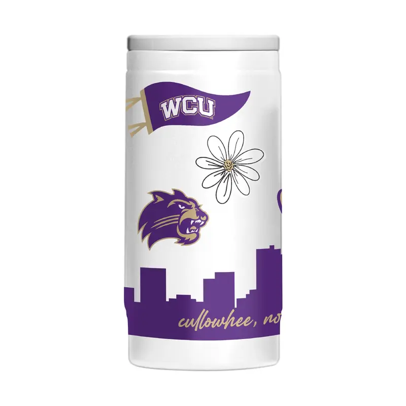 Western Carolina 12oz Native Powdercoat SlimCan Coolie