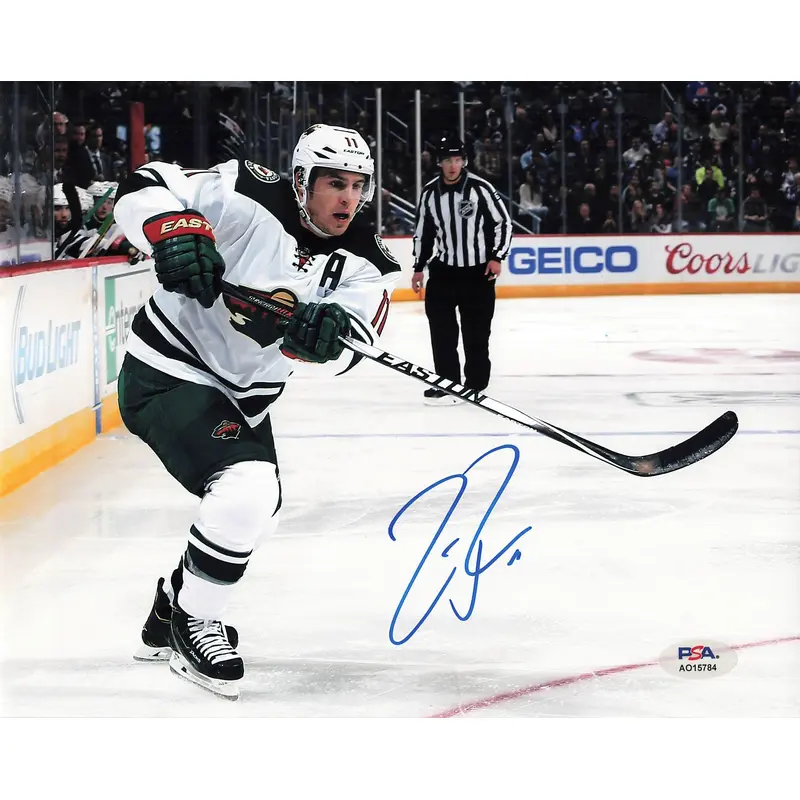 Zach Parise signed 8x10 photo PSA/DNA Minnesota Wild Autographed