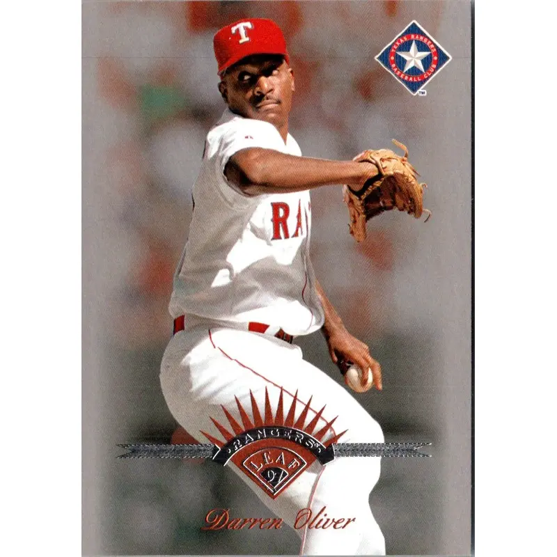 1997 Leaf Darren Oliver #160