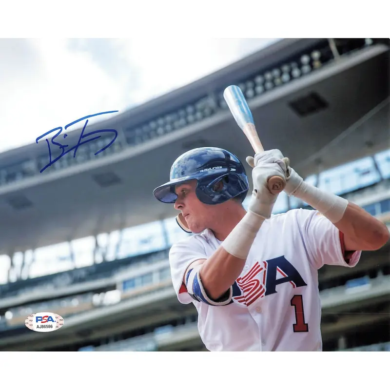 BRICE TURANG signed 8x10 photo PSA/DNA Milwaukee Brewers Autographed