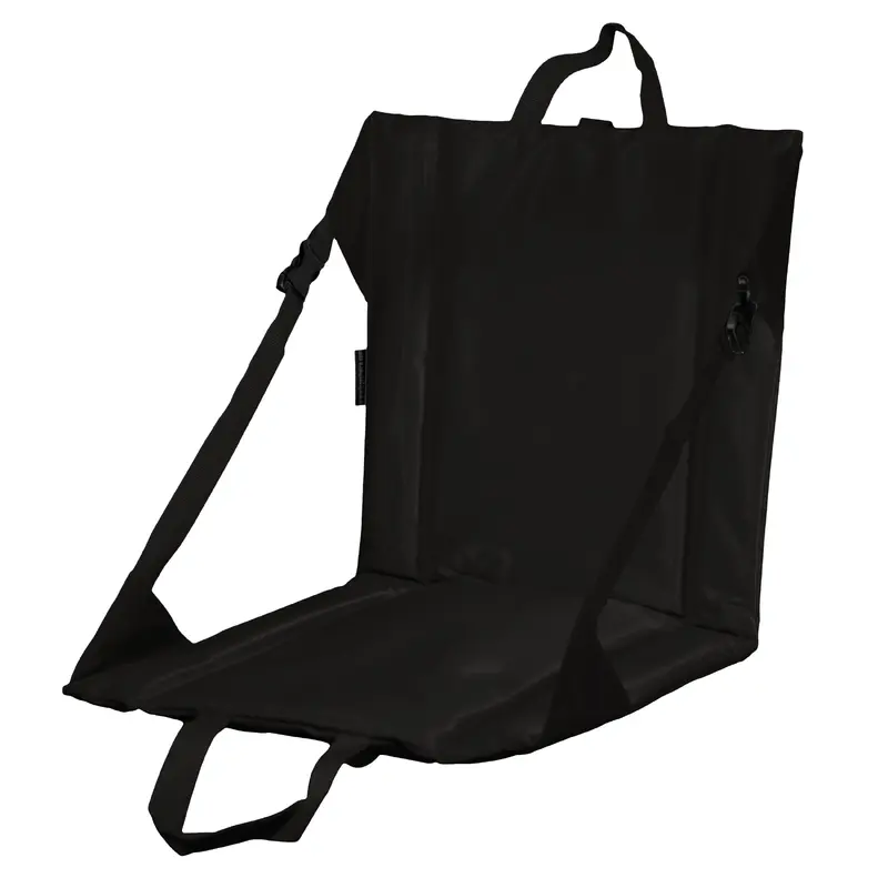 Plain Black Stadium Seat