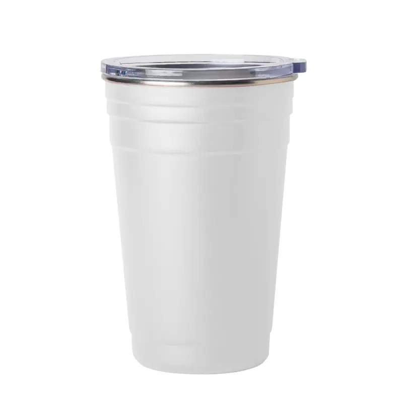 Plain Non Branded White 22oz Stainless Cup