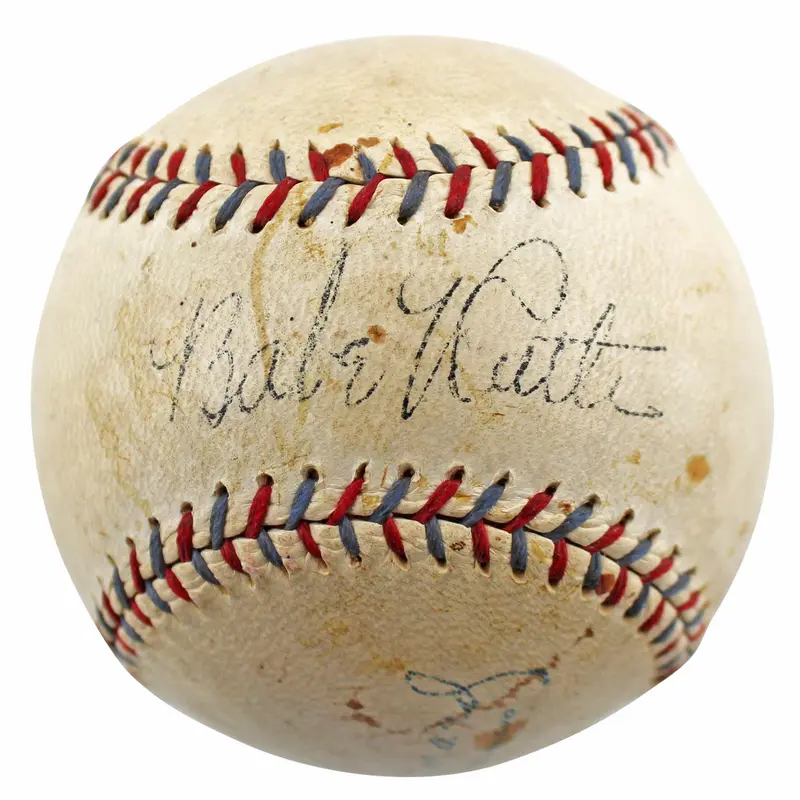 Yankees Babe Ruth Authentic Signed 1929-31 Reach Oal Baseball BAS JSA & PSA LOAs