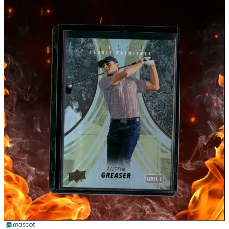 2024 Upper Deck Portfolio Golf Austin Greaser Trilogy Premieres Level 1 Rookie