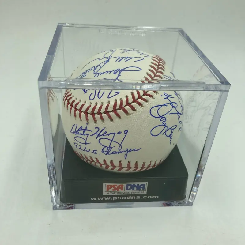 1982 St Louis Cardinals World Series Champs Team Signed Baseball PSA 10 GEM MNT