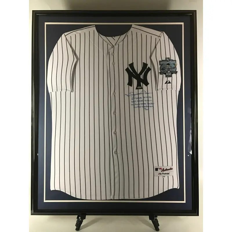 Mariano Rivera 602 Saves Signed Heavily Inscribed NY Yankees Jersey Steiner COA