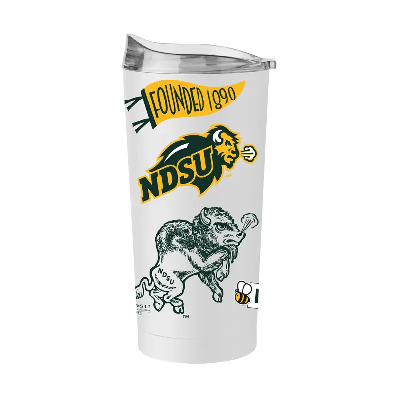 North Dakota State 20oz Native Powder Coat Tumbler